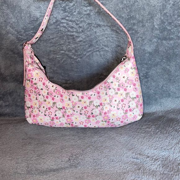 Madden NYC Women's Shoulder hand Bag Pink floral purse NEW - Picture 6 of 8